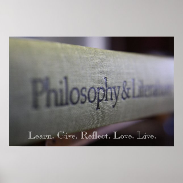 Affiche Philosophie et littérature (Devant)
