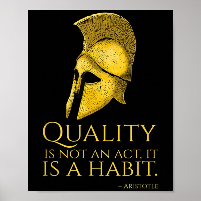 Affiche Philosophie Grecque Ancienne Motivationnelle - Ari (Devant)