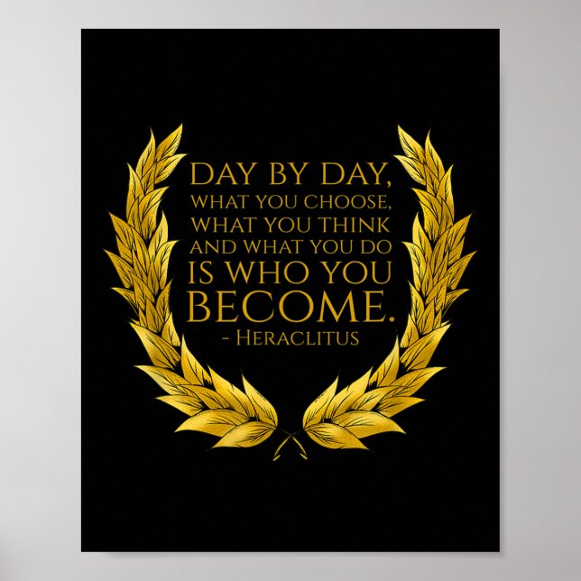 Affiche Philosophie grecque antique motivationnelle - Hera (Devant)