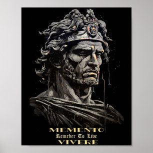 Affiche Philosophie Mémoire Stoïque Se Souvenir De Vivre V