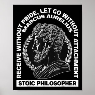 Affiche Philosophie stoïque romaine Marcus Aurelius Citati