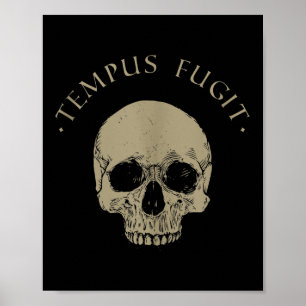 Affiche Philosophie stoïque Tépus Fugit Citation stoïcisme