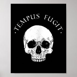 Affiche Philosophie stoïque Tépus Fugit Citation stoïcisme