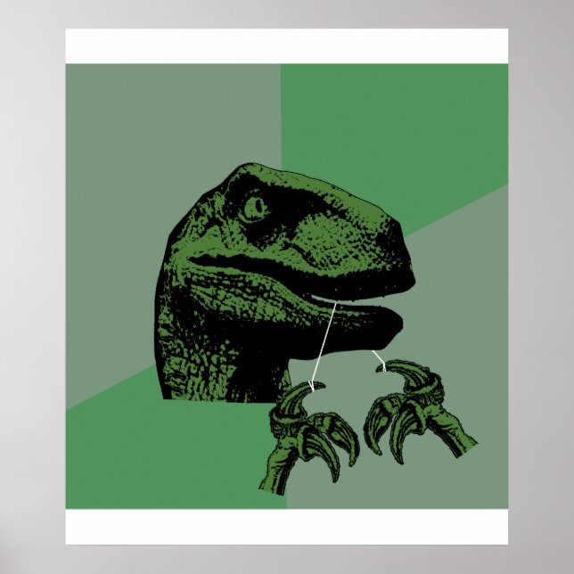 Affiche Philosoraptor (Devant)