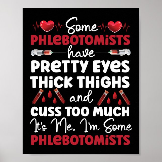 Affiche Phlebotomiste Phlebotomiste Certains Phlebotomiste (Devant)