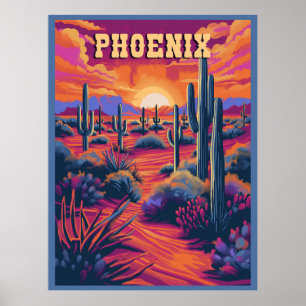 Affiche Phoenix, Arizona Travel