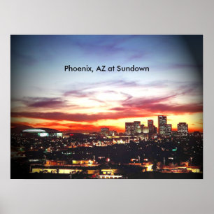 Affiche Phoenix, AZ at Sundown