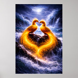 Affiche Phoenix jumeaux de lumière éternelle