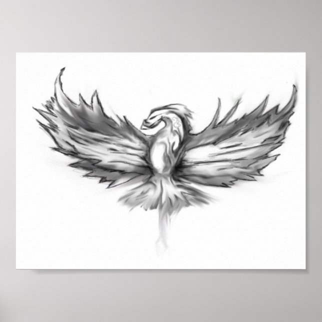 Affiche Phoenix Rising - 8 x 6 (Devant)