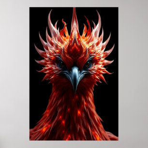Affiche 🔥 Phoenix Rising - Oiseau de Feu Fantastique Maje