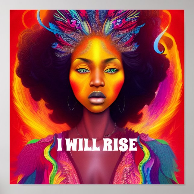 Affiche Phoenix se levant (Devant)