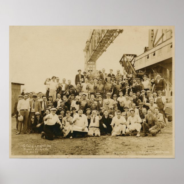 Affiche Phoenixville Iron Works Photographie (Devant)