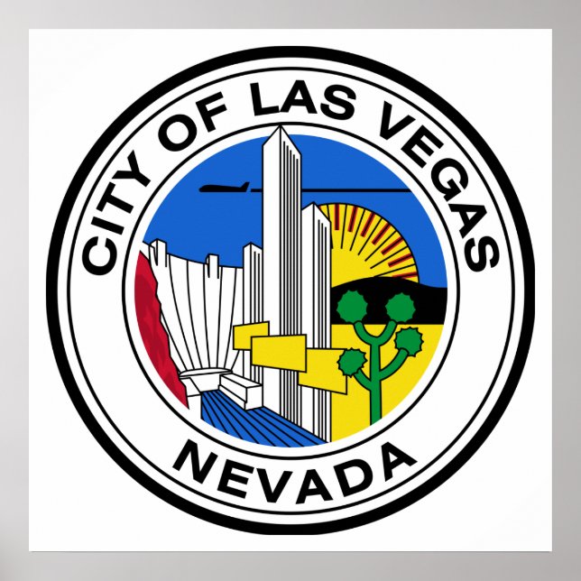Affiche Phoque de Las Vegas City (Nevada) (Devant)