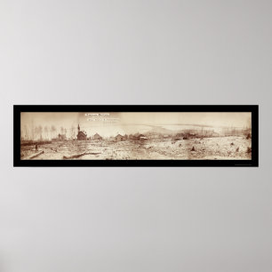 Affiche Photo 1870 de bord de mer de manganèse de Duluth