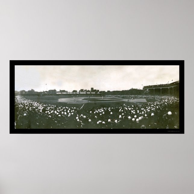 Affiche Photo 1907 des séries mondiales de tigres (Devant)