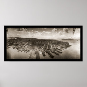 Affiche Photo 1908 de l'Airship de San Francisco