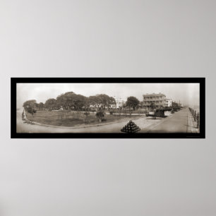 Affiche Photo 1909 de batterie de Charleston la Caroline