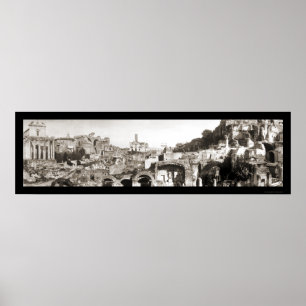 Affiche Photo 1909 de Rome antique, Italie