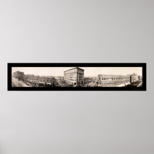 Affiche Photo 1910 de Tulsa, l'Oklahoma