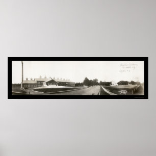 Affiche Photo 1910 d'usine de lait de Bordens