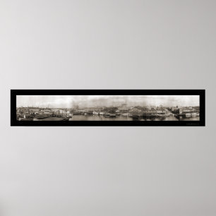 Affiche Photo 1913 de bord de mer de Tampa FL