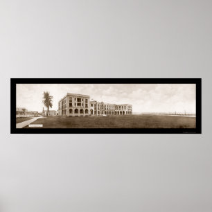 Affiche Photo 1913 du Panama de deux points d'hôtel