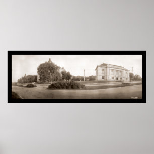 Affiche Photo 1914 d'atterrisseur d'université d'Augustana