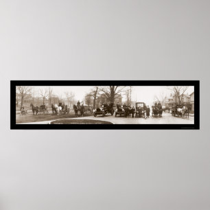 Affiche Photo 1914 de corps de sapeurs-pompiers de