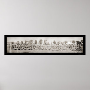 Affiche Photo 1917 des officiers militaires WWI