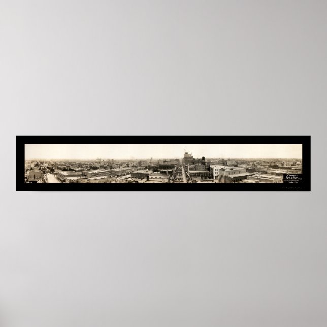 Affiche Photo 1918 de la 36e Division Ft Worth (Devant)