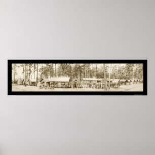 Affiche Photo 1918 des 45e officiers d'infanterie