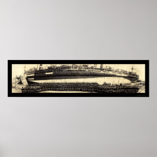 Affiche Photo 1918 d'USS Mount Vernon