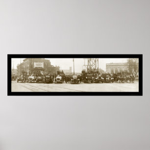 Affiche Photo 1921 de département Niagara du feu