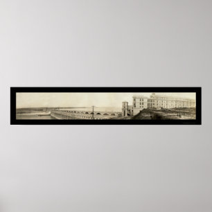 Affiche Photo 1926 de barrage de bancs de muscle