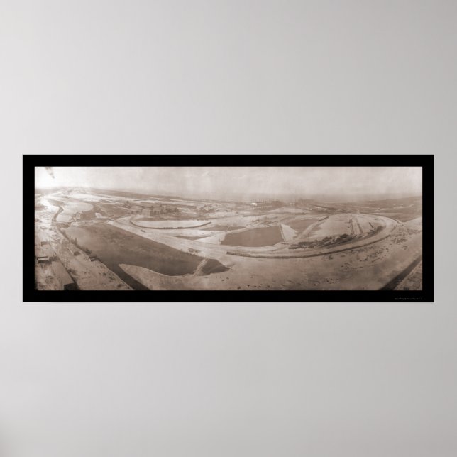 Affiche Photo Aerial Indiana Steel 1908 (Devant)