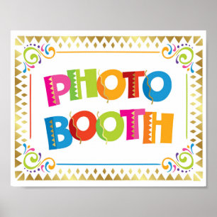 Affiche PHOTO BOOTH Fiesta Party Signal Imprimer