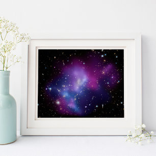 Affiche Photo céleste de la galaxie pourpre