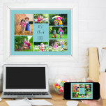 Affiche Photo Collage 7 Photos Meilleure Tante Ever Sky Bl<br><div class="desc">Créez votre propre affiche photo collage pour la Meilleure tante Ever. Les mots "Best Tante Ever" sont encadrés de 7 de vos photos préférées. (Vous pouvez aussi éditer "tante" à tante, nana, maman, soeur, amie etc si vous le souhaitez). Le design est en bleu ciel avec une typographie élégante. Le...</div>