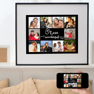 Affiche Photo Collage Love est une chose merveilleuse 10 p