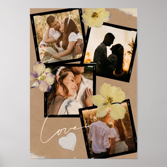 Affiche Photo Couple romantique de la Saint-Valentin (Devant)