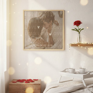 Affiche Photo Couple romantique de la Saint-Valentin