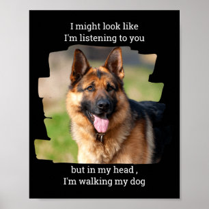 Affiche Photo d'animaux D Drôle de papa chien
