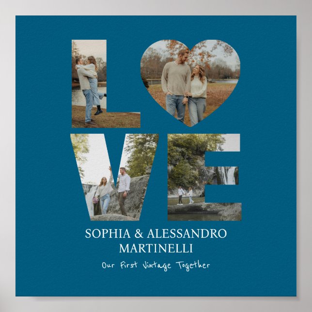 Affiche Photo d'anniversaire personnalisé (Devant)