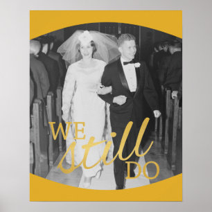 Affiche Photo de 50e anniversaire de mariage - Nous sommes