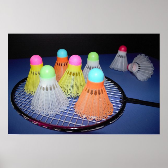 Affiche Photo de badminton (Devant)