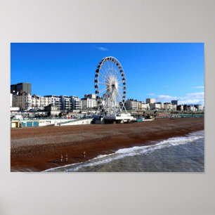 Affiche Photo de Brighton Beach England