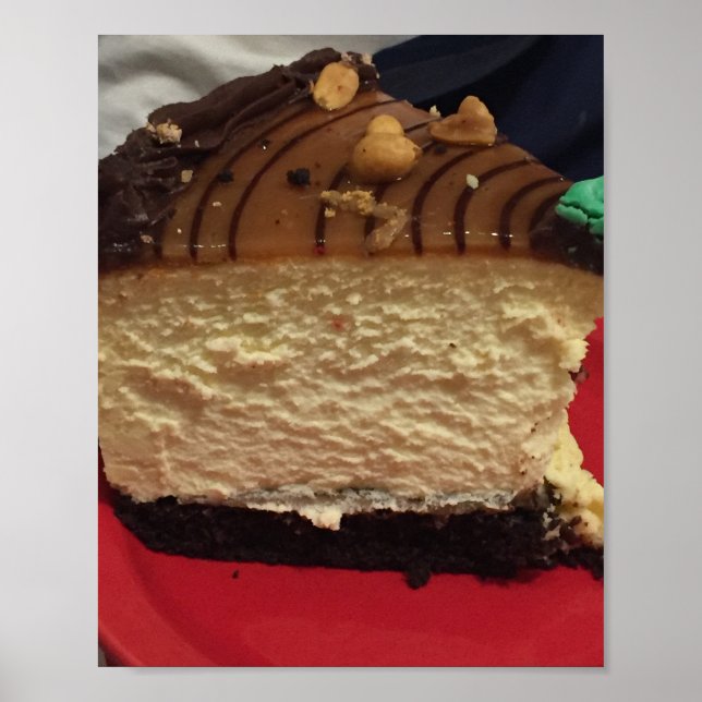 Affiche Photo de cheesecake au beurre de cacahuète (Devant)