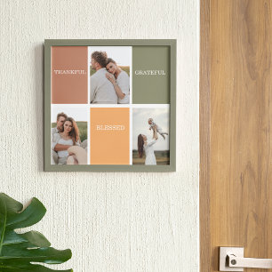 Affiche Photo de collection familiale   Merci béni Gratefu