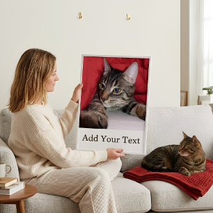 Affiche Photo de compagnie personnalisée avec texte humori
