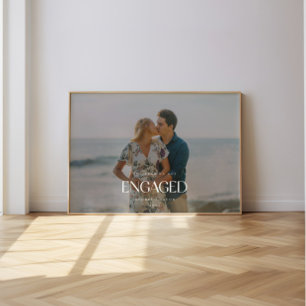 Affiche Photo de couple moderne "L'année où nous nous somm